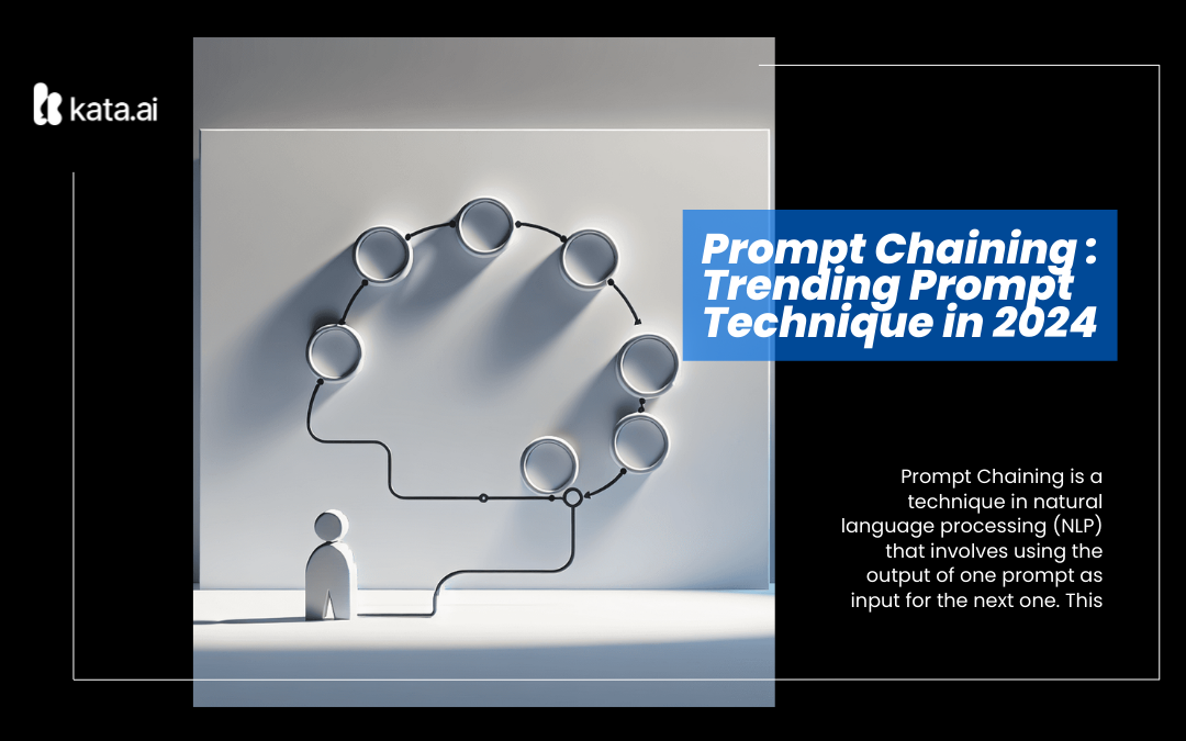 Prompt Chaining is a technique in natural language processing (NLP) that involves using the output of one prompt as input for the next one. This