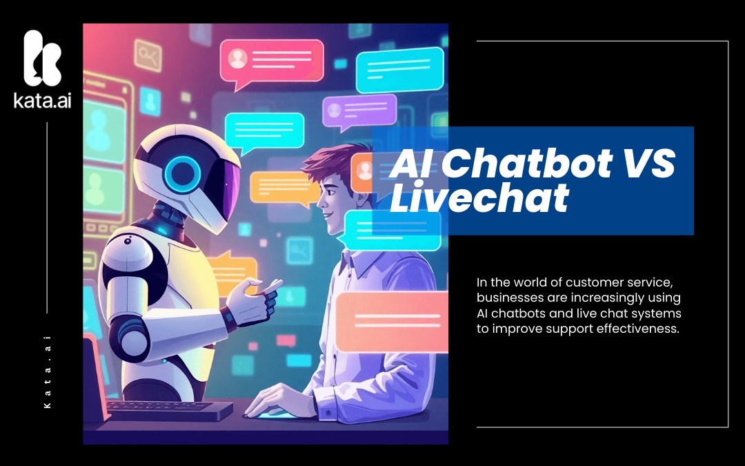 In the world of customer service, businesses are increasingly using AI chatbots and live chat systems to improve support effectiveness.