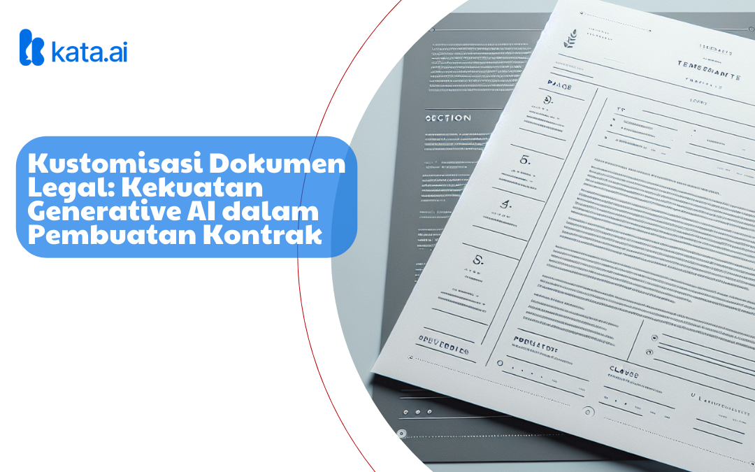 Kustomisasi Dokumen Legal: Kekuatan AI Generatif dalam Pembuatan Kontrak